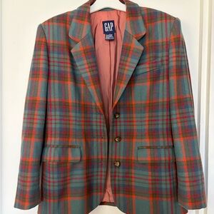 Vintage GAP Plaid Blazer
